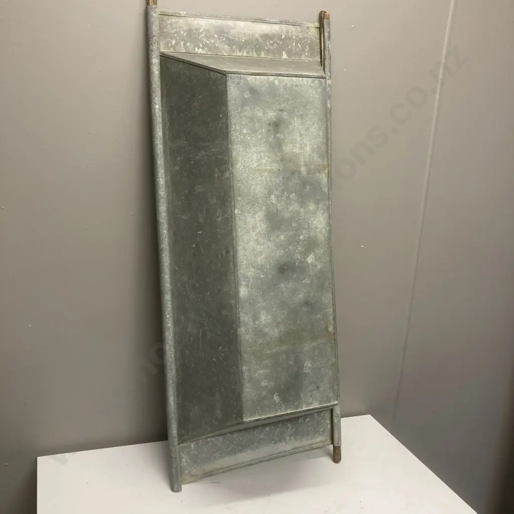 Vintage Zinc Water Trough, Circa 1940s, H22 W114 D48cm Image 1++