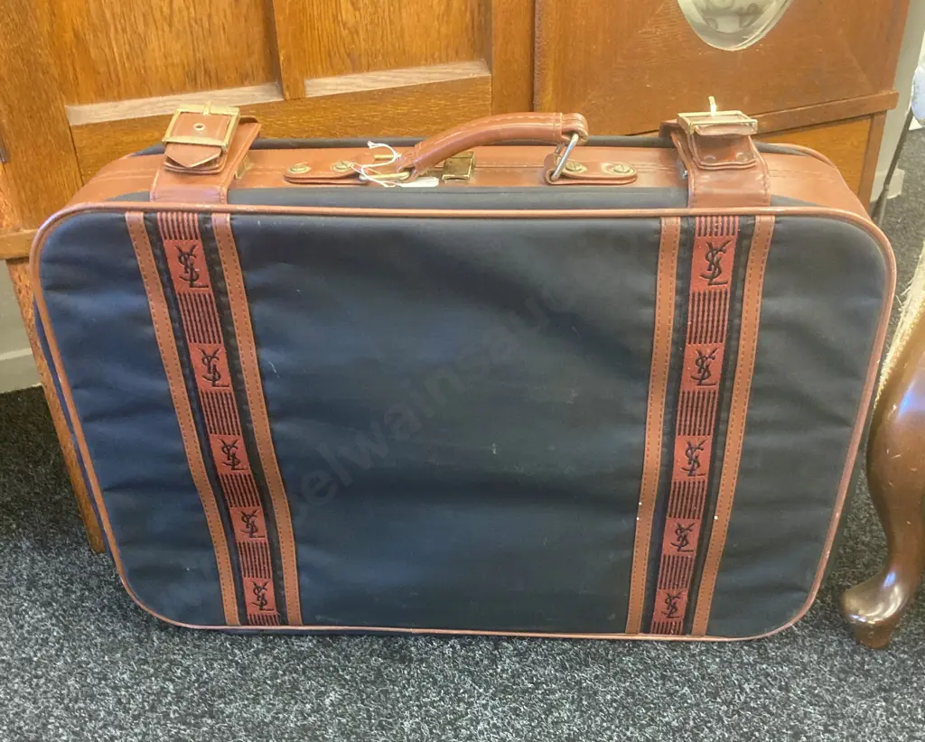 Authentic Yves Saint Laurent Suitcase In Vintage Condition Image 1++