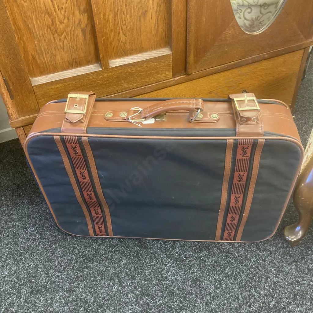 Authentic Yves Saint Laurent Suitcase In Vintage Condition Image 1++