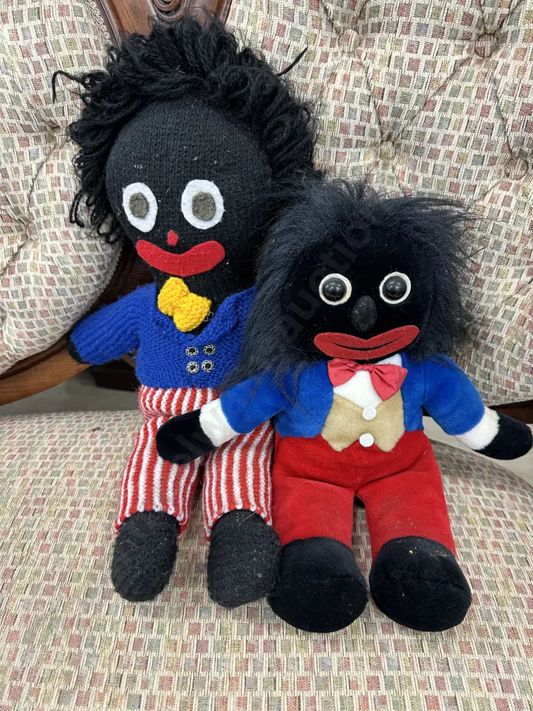 Vintage Golliwogs, H35 & 50cm Image 1++