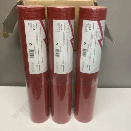 Lot of 6 Rolls of Design 750-7 Vinyl Wallcovering
