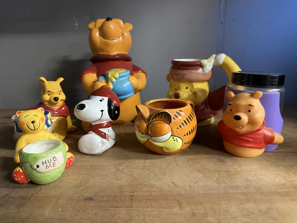 Collection Of Pooh Bear, Disney Items Etc  Image 1++