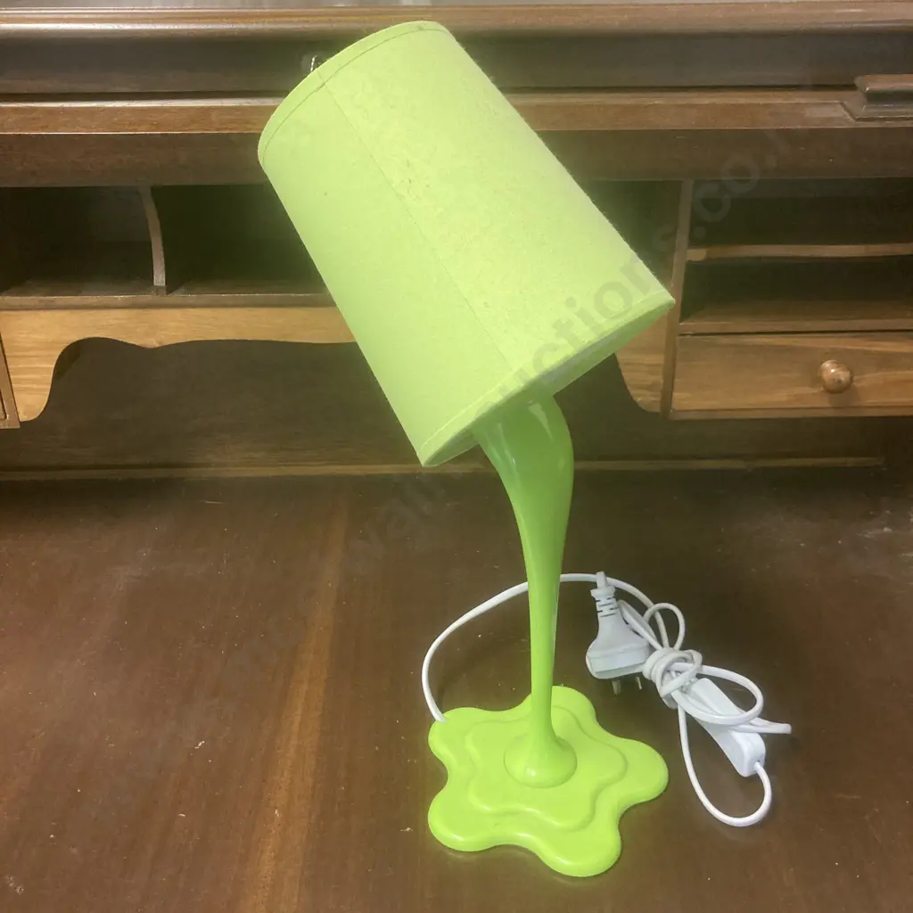 Lime Green Bedside Lamp Image 1++