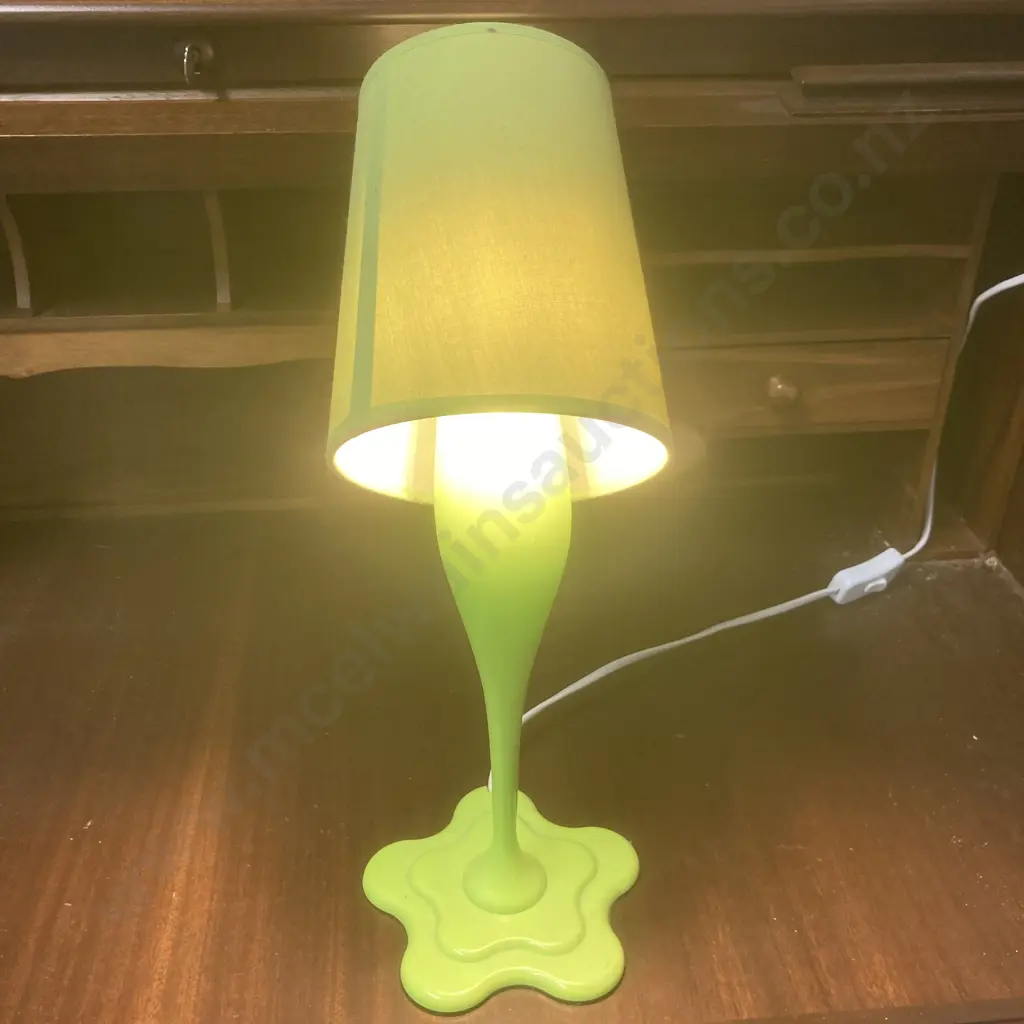 Lime Green Bedside Lamp Image 1++