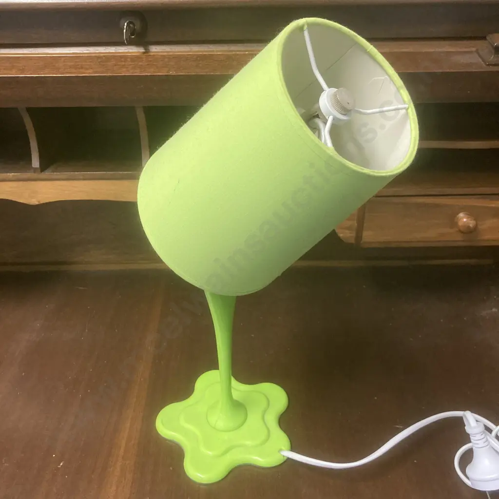 Lime Green Bedside Lamp Image 1++