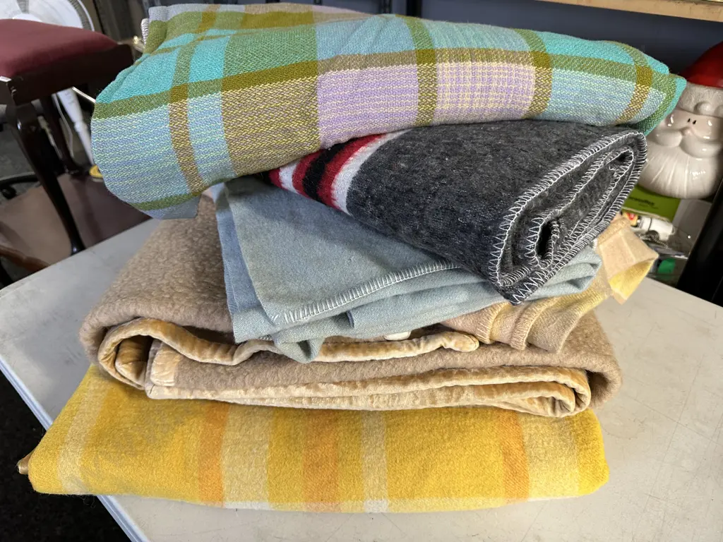 Selection of Woollen Blankets Image 1++