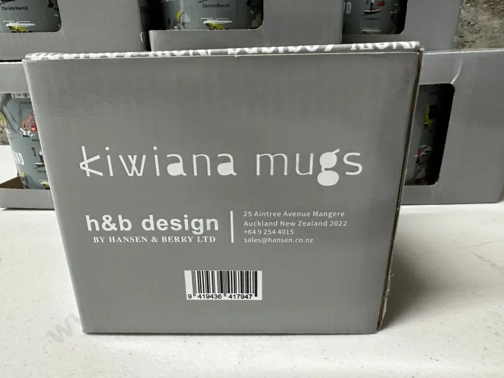 Hansen & Berry Ltd Kiwiana Mugs x10 Image 1++