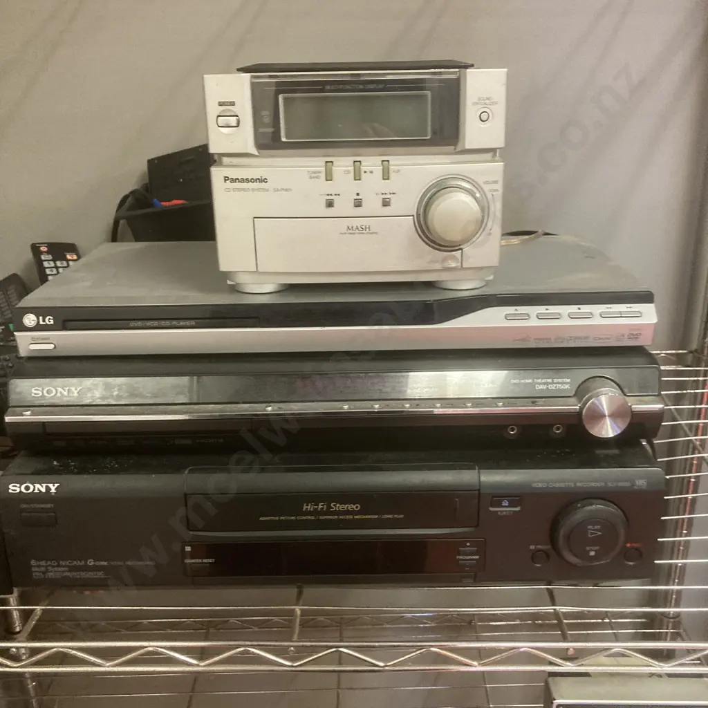 Sony, Panasonic & LG Electronic Items, Sony Speakers, Assorted Remote Controls Etc Image 1++