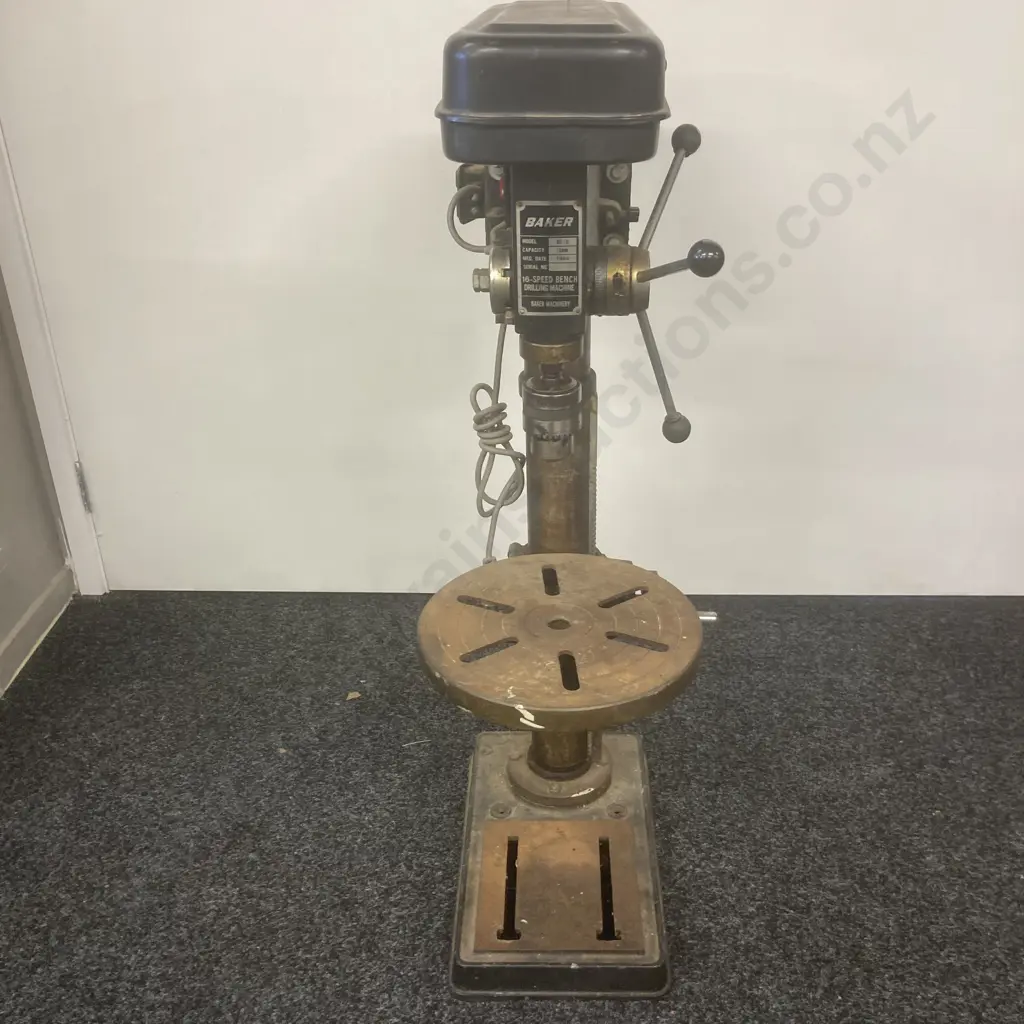 Baker 16-Speed Bench Drilling Machine (No Chuck Key) Image 1++