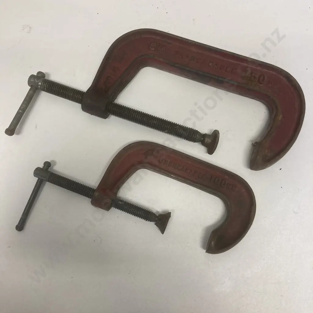Dawn 4" & 6" "Unbreakable" G-Clamps Image 1++