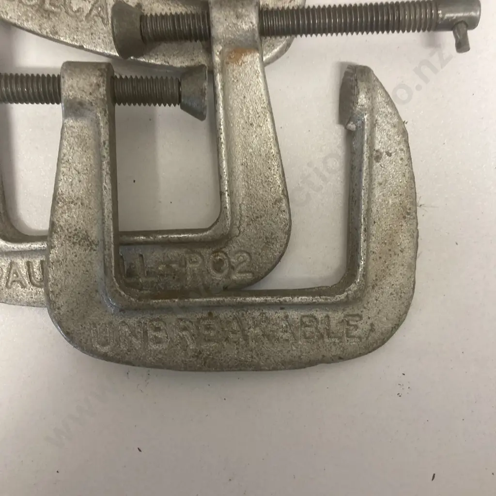Lot of 3 Vintage Paulcall - PO2 C-Clamps Image 1++