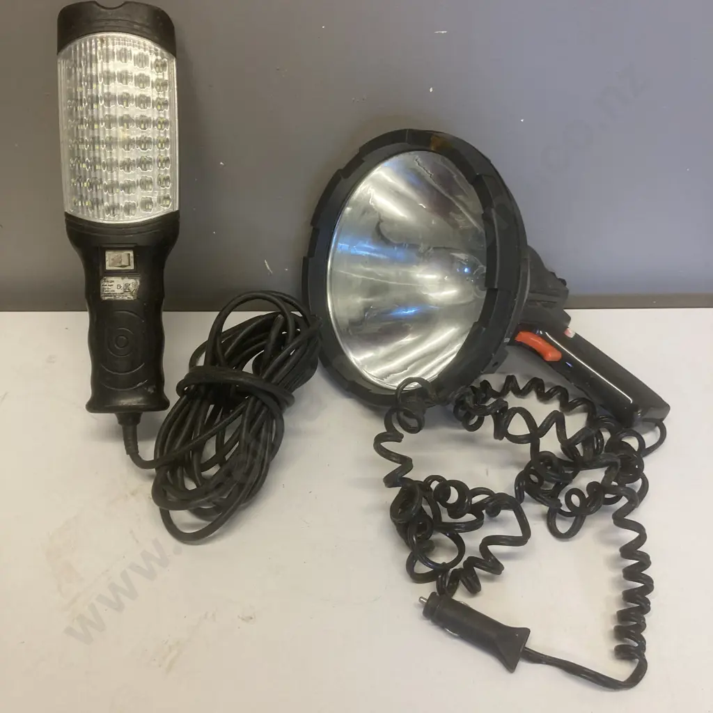 LED Worklight & 12V Halogen Spotlight Image 1++
