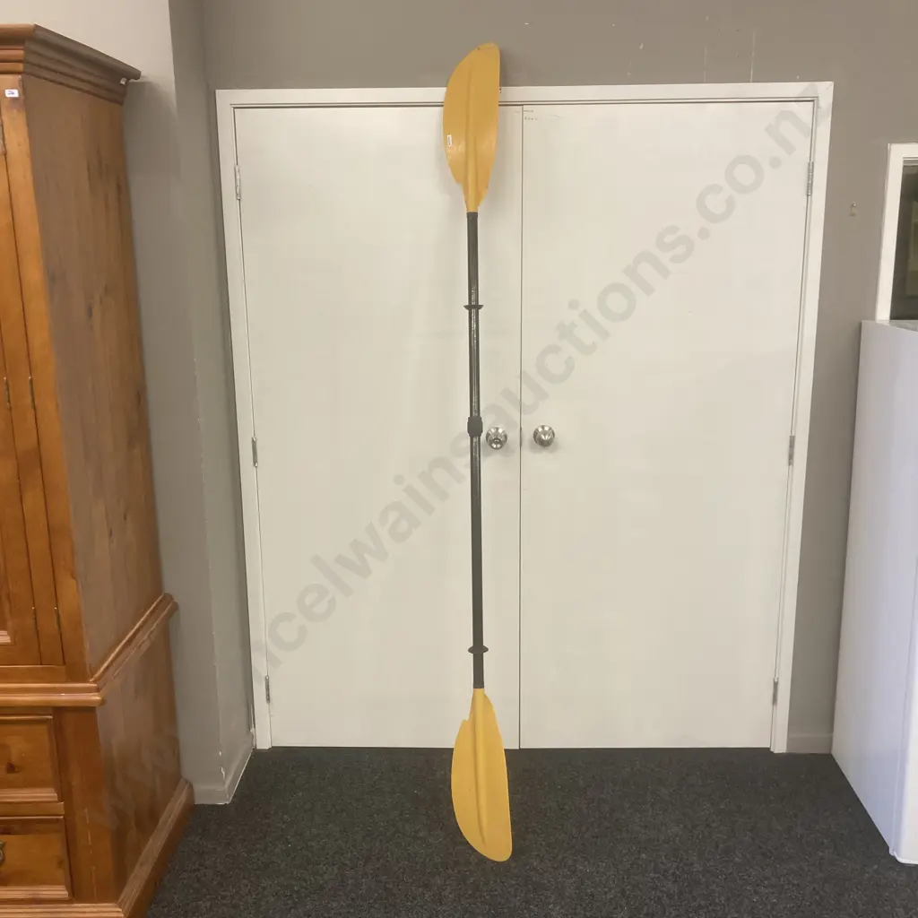 Yellow Double Headed PROPELZ SPEED Paddle With Black Bar Image 1++