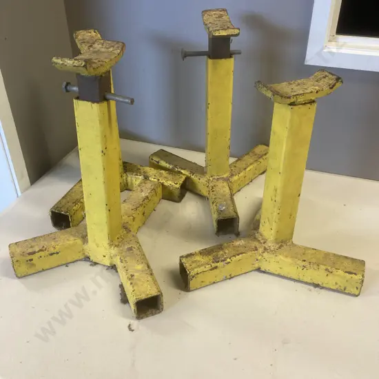Lot of 4 Axle Stands (As Found)