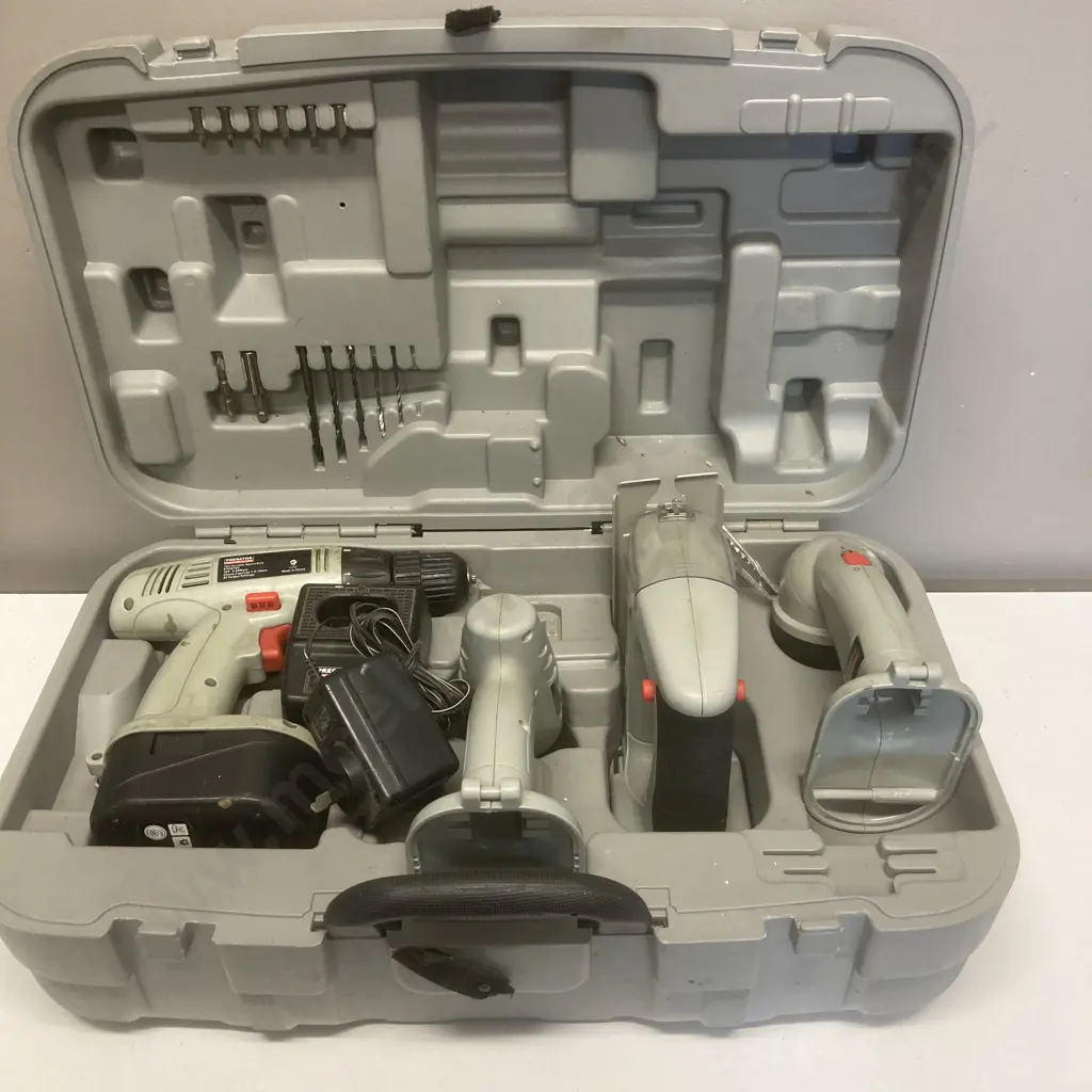 Predator 18V 4 Piece Tool Set In Case (Not Working) Image 1++