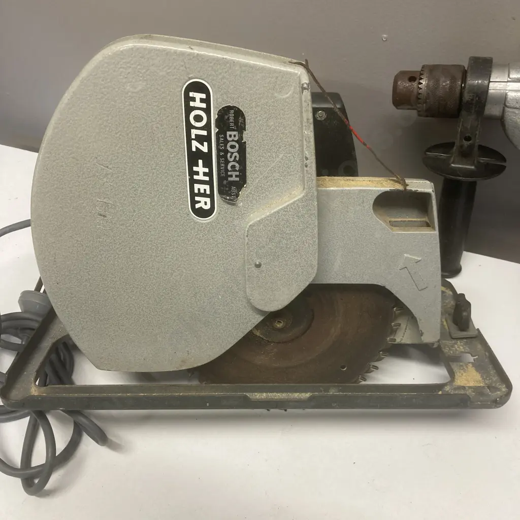 German Holz-Her Circular Saw Type 2113 & Metabo Electric Drill Image 1++