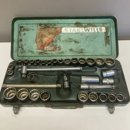 Metal Stahlwille Socket Set Case With Assorted Sockets (Most Stahwille)