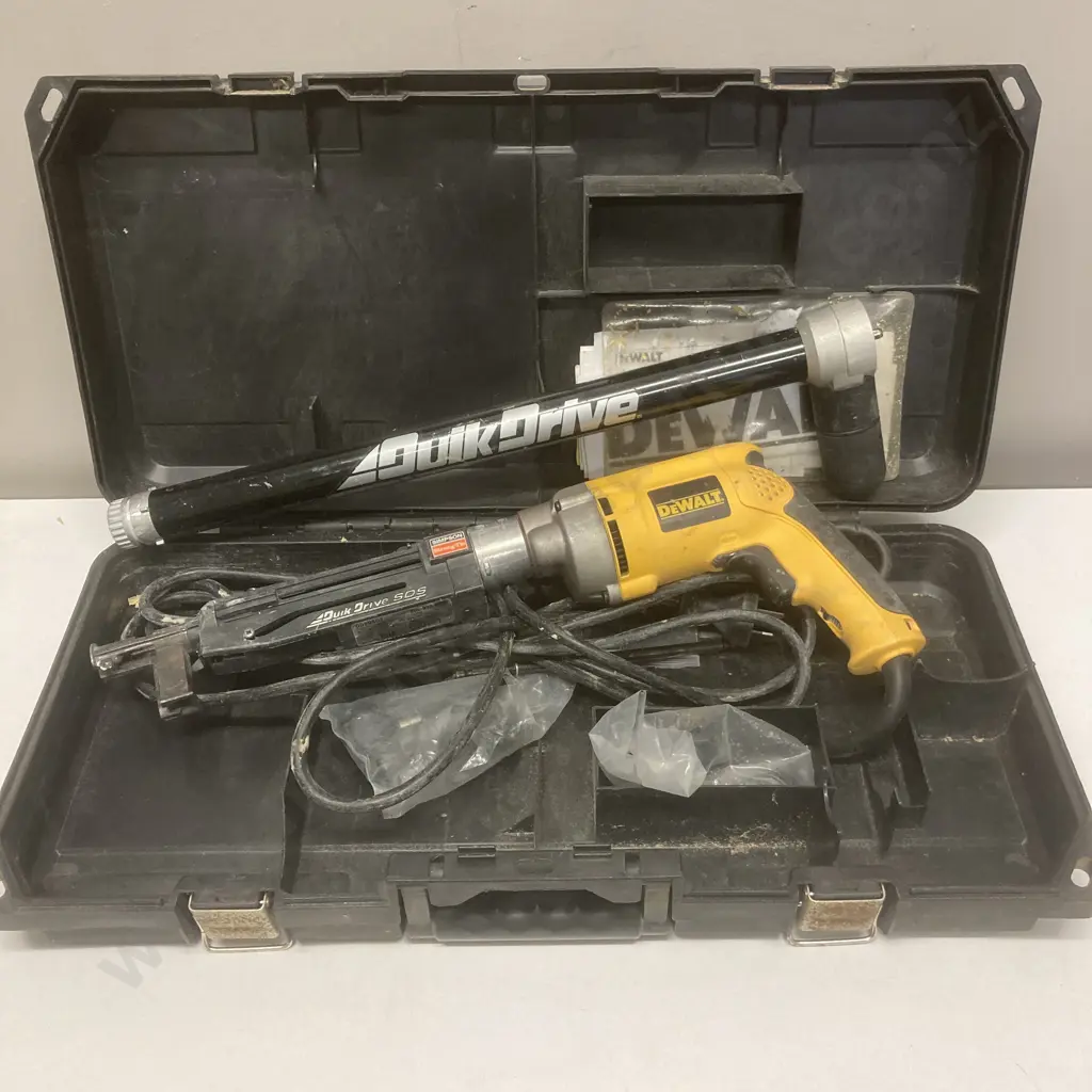 Dewalt Quick Drive With Drill DW266-XE In Case Image 1++