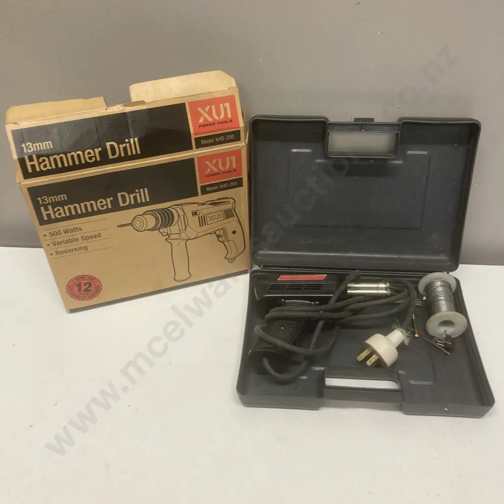Weller 8200D Soldering iron & XU1 13mm Hammer Drill Image 1++