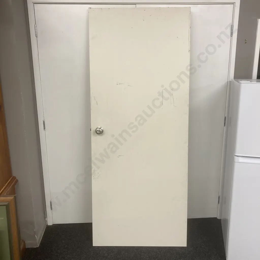 Door With Handle, H198 W81 D3.5cm Image 1++