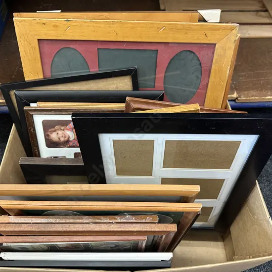 Box Lot Assorted Frames