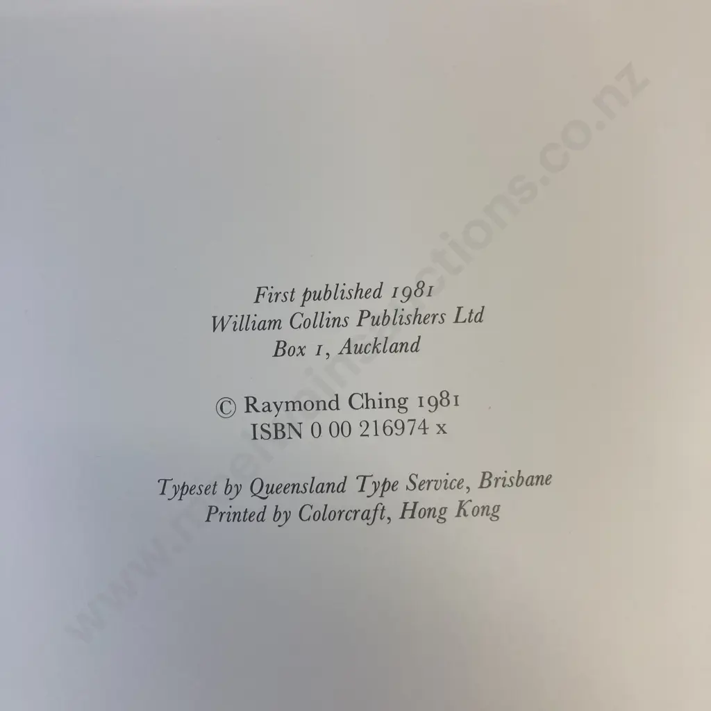 The Art of Raymond Ching; Paintings and Drawings1972-1979 Peter Hansard, Published by William Collins Auckland 1981 Image 1++