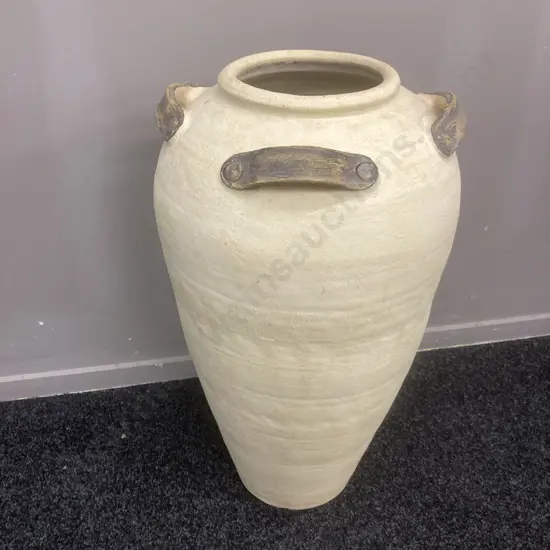Terracotta Floor Vessel With Decorative Handles, 70 x 38cm