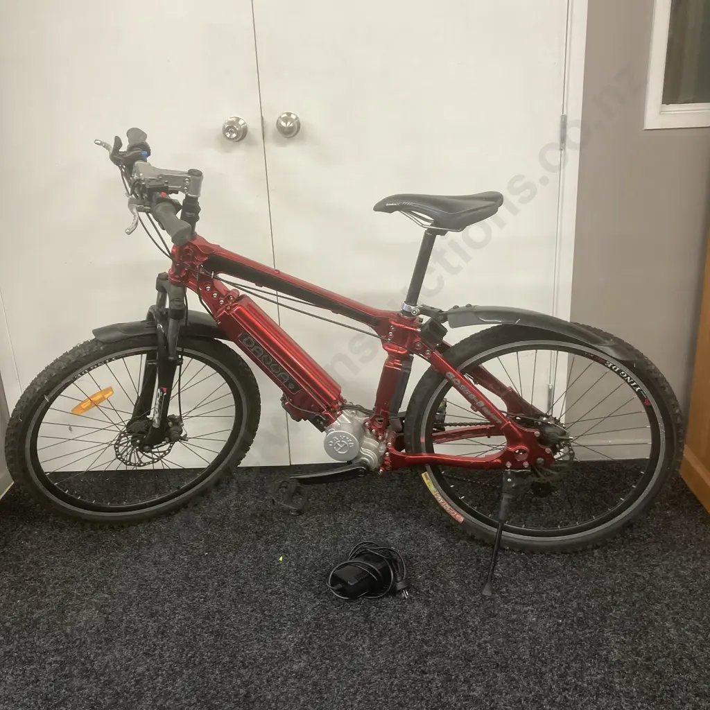 Danya Electric Bike With Charger, Metallic Red Colour, (Works But Could Need A Look At) Image 1++