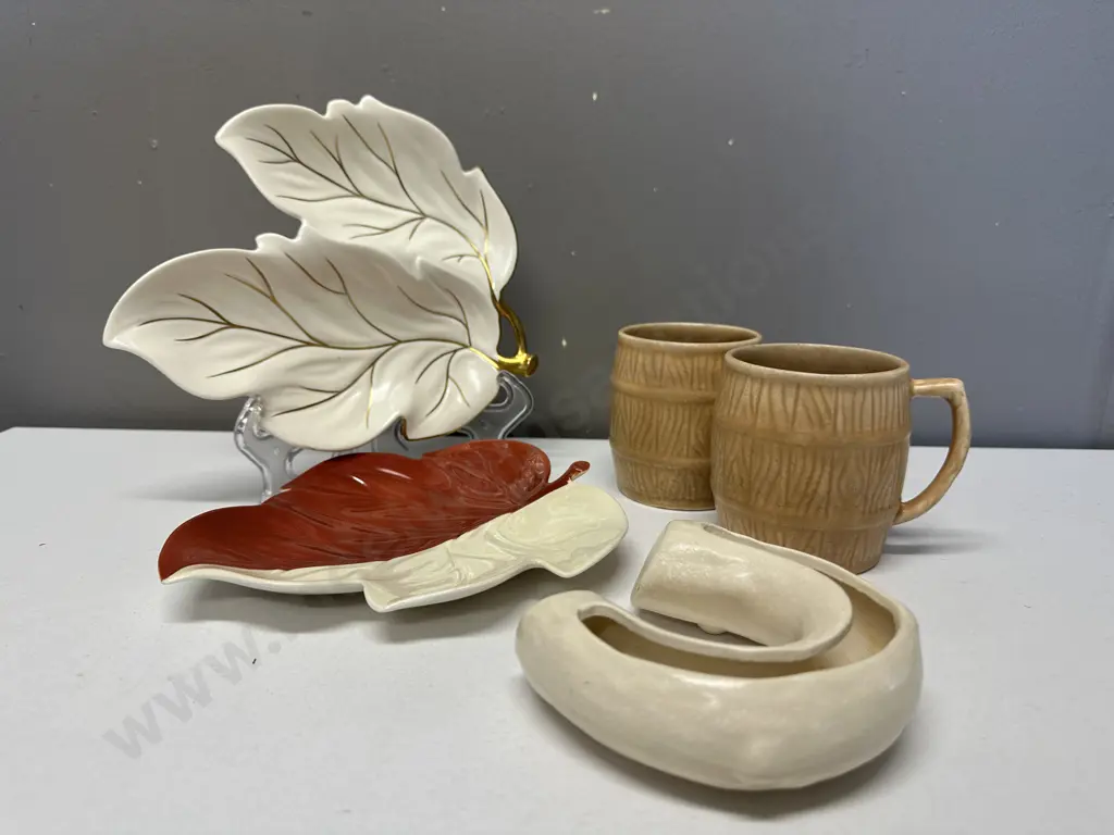 Selection Of China Items Including Sylvac Mugs, Carlton Ware Etc Image 1++