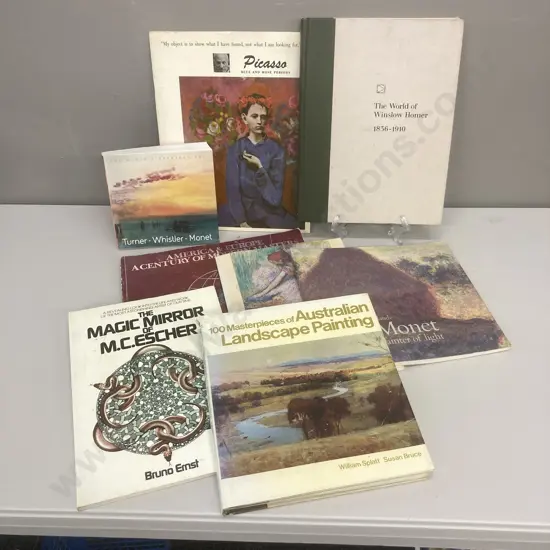 Art Books. World Of Winslow Homer, Manet to Picasso, Magic Mirror by Bruno Ernst Etc