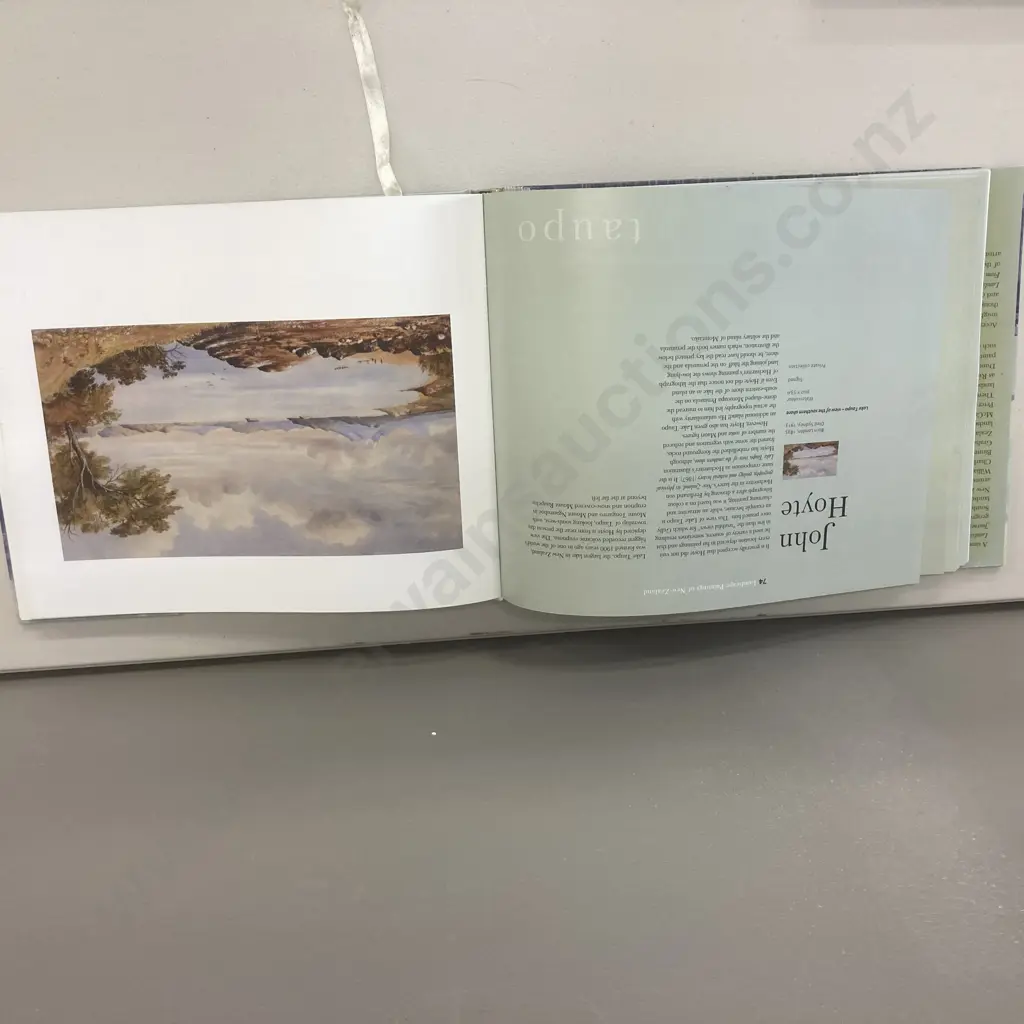 Landscape Paintings of New Zealand by Christopher Johnstone: 2006 Random House New Zealand, Hardcover With Dust Jacket Image 1++