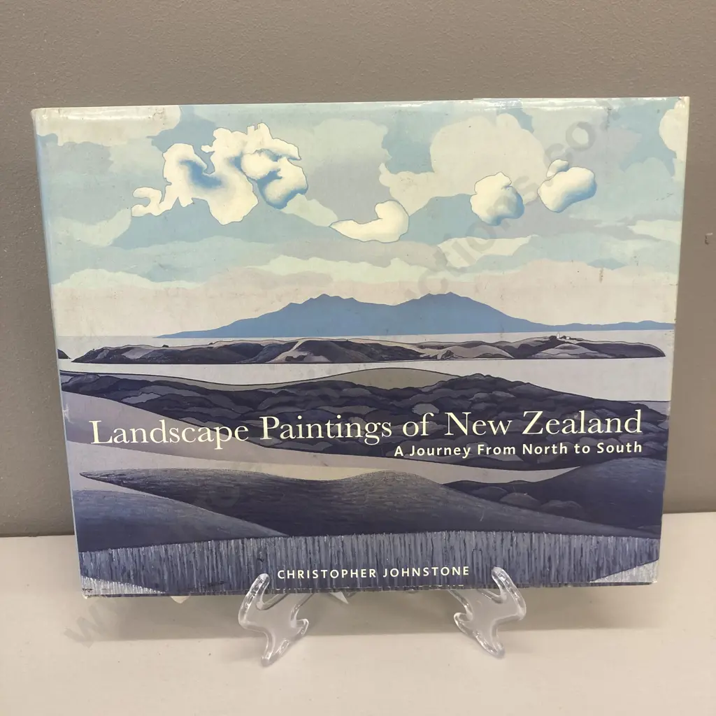 Landscape Paintings of New Zealand by Christopher Johnstone: 2006 Random House New Zealand, Hardcover With Dust Jacket Image 1++