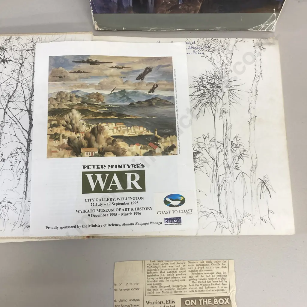 Peter McIntyre's Wellington, Kakahi New Zealand & The Painted Years, Hardbacks Image 1++
