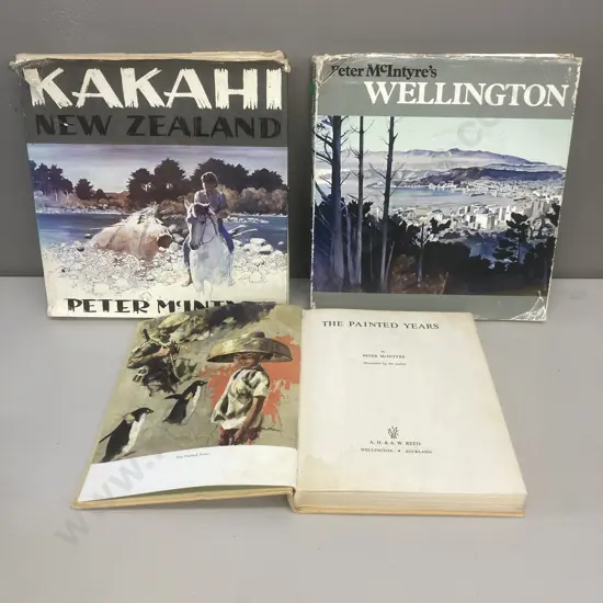 Peter McIntyre's Wellington, Kakahi New Zealand & The Painted Years, Hardbacks