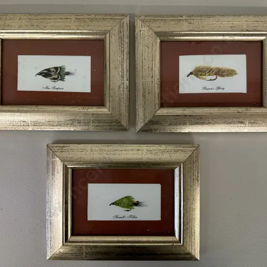 Framed Original Watercolours x 3. Mrs Simpson, Parsons Glory & Hamills Killer