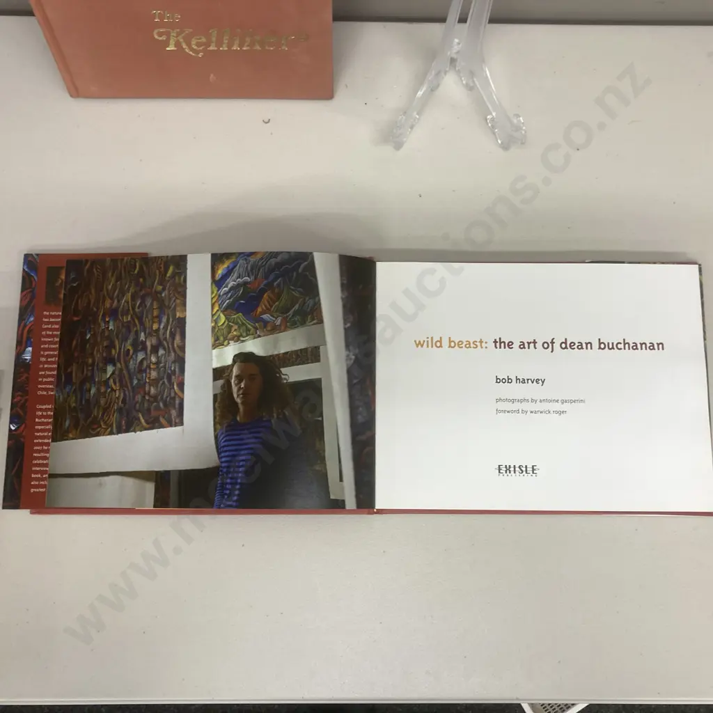 Wild Beast: The Art Of Dean Buchanan, Art NZ Today, The Kelliher (958/1000), Tichborne Flowers, NZ On Canvas Image 1++
