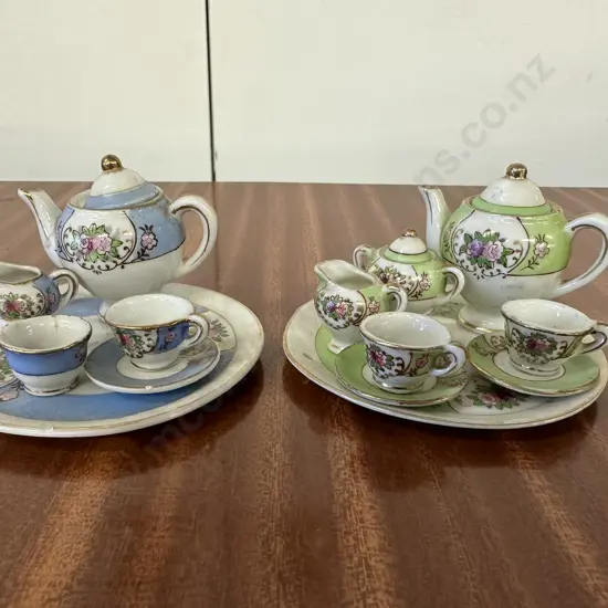 Vintage Miniature Japanese Doll House Tea Ware