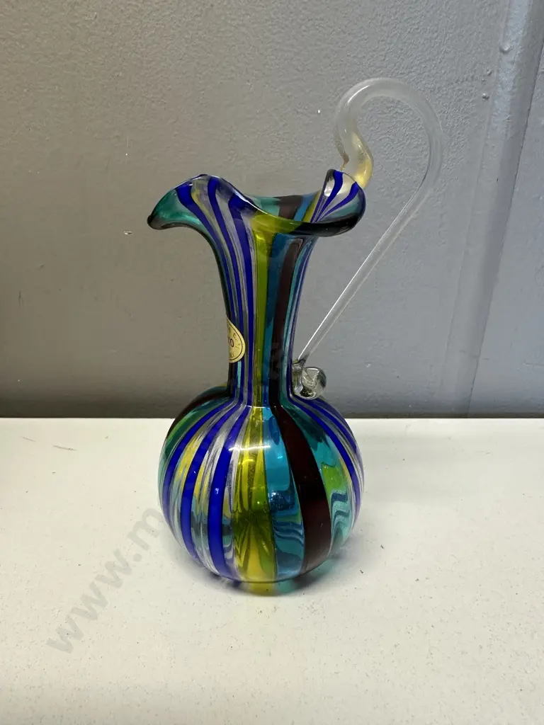 Campanella Livio Murano Mid-Century Modern Murano Glass Vase, H14.5cm Image 1++