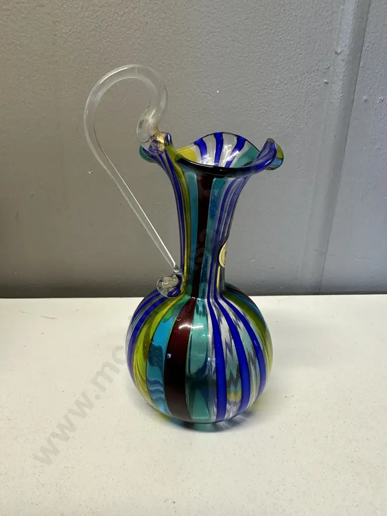 Campanella Livio Murano Mid-Century Modern Murano Glass Vase, H14.5cm Image 1++