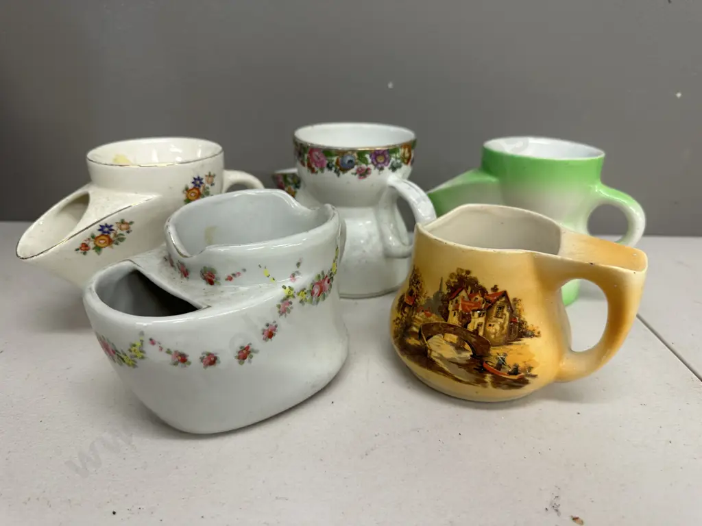 Selection of Shaving Mugs x 5, Royal Art Pottery Image 1++