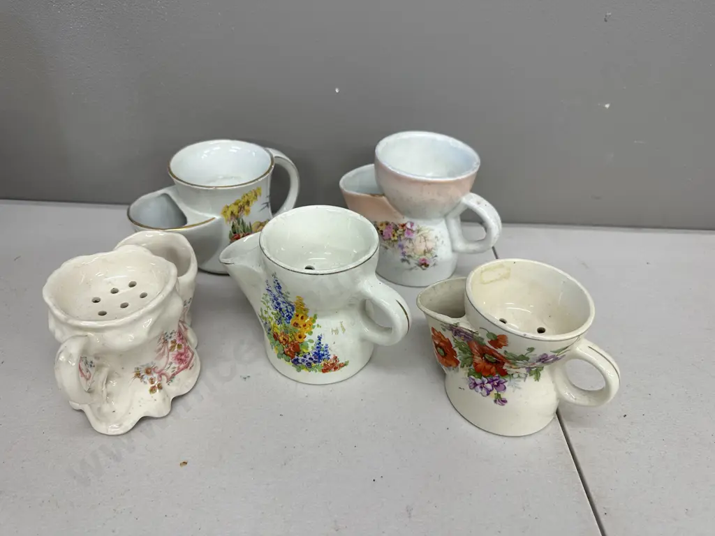 Selection of Shaving Mugs x 5, Sylvac Image 1++