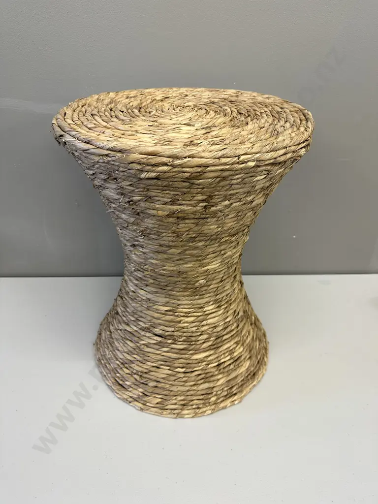 Round Rattan Occasional Table Image 1++