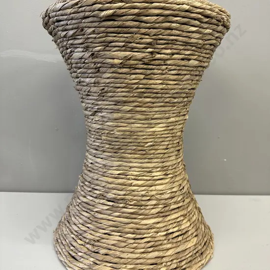 Round Rattan Occasional Table
