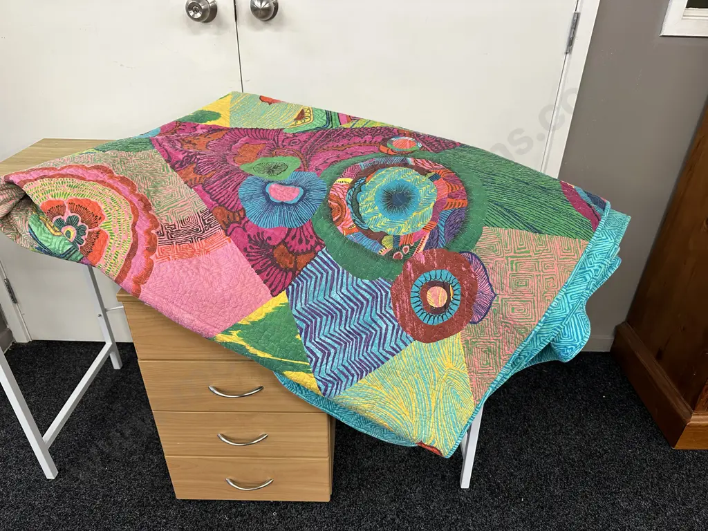 Multi Coloured Coverlet Image 1++