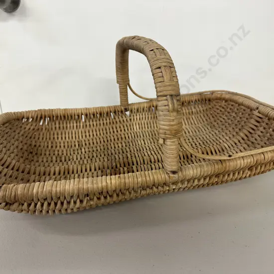 Vintage Handled Basket L54cm, W35cm