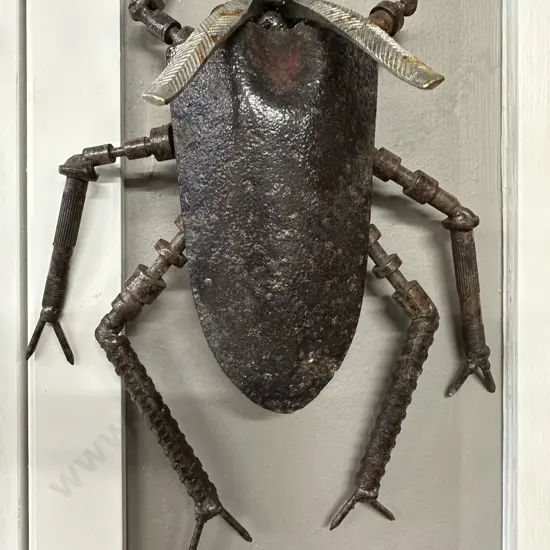 Steel Beetle Wall Art (As Found)