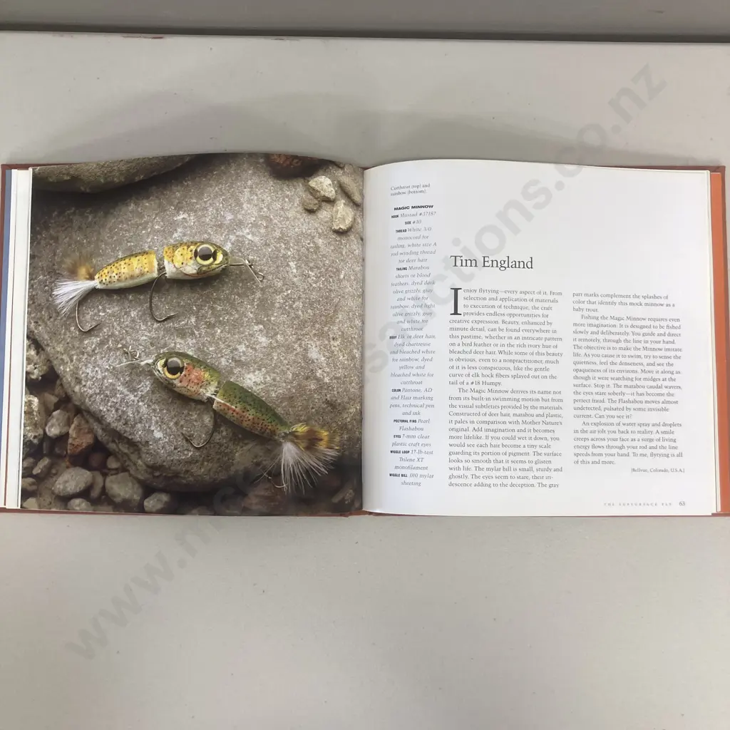 Worlds Best Trout Flies by John Roberts, Trout Flies by Draper, NZ Fly Tying, The Art Of The Trout Fly, Etc Image 1++