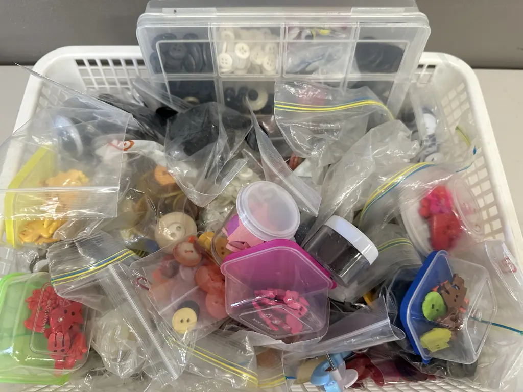 Large Assortment of Buttons Image 1++