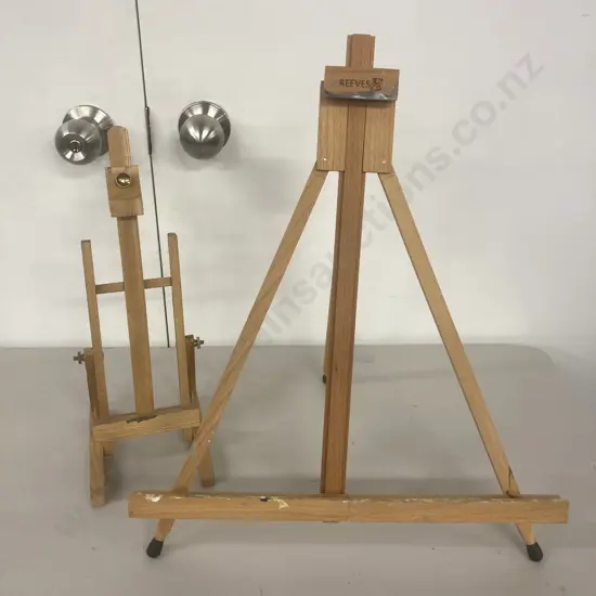 Pair of Small Wooden Easels