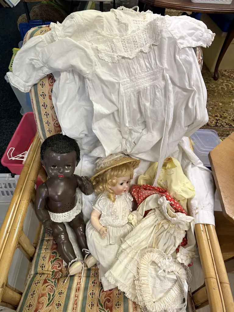 Vintage babies Clothes, Dolls, Porcelain Etc Image 1++